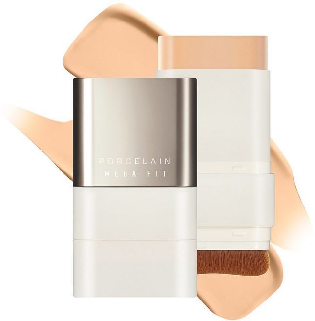 조성아TM 메가 핏 스틱 파운데이션 마스터 포슬린 SPF50+ PA++++ 16g, 1개, 02W HONEY BEIGE