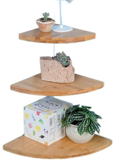 벽걸이 코너 선반 거실 미니 셀프 나무 원목 가정용 모서리 ᄀ자형 수납대 25x25 오리지널, 02. 20x20 오리지널, 1개