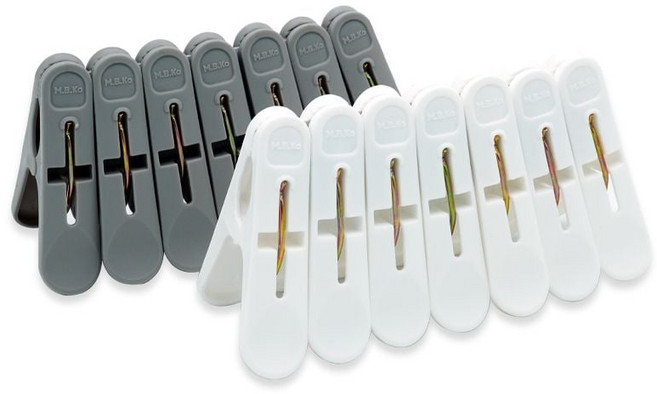 엠비코 뉴 스타일 빨래집게 14P 색상랜덤 세탁 집게 hib*3775eX, 없음, 상세설명 참조