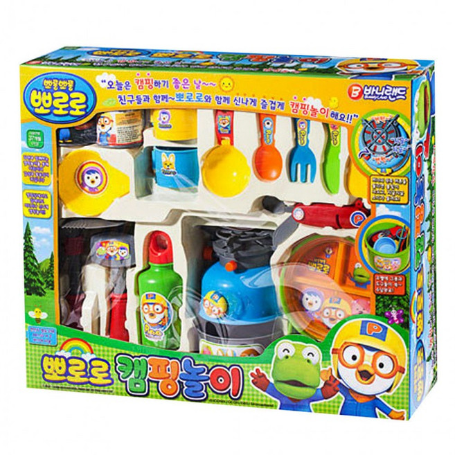 뽀로로 바니랜드 캠핑놀이 아동 감성 유동 역활, 1개, 상세페이지 참조