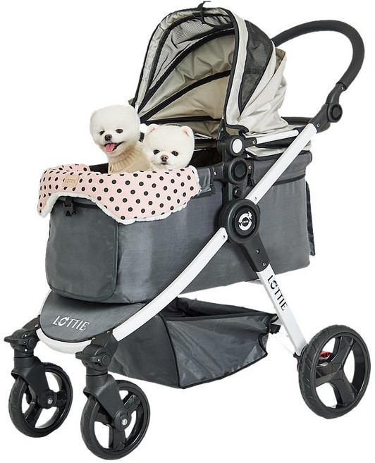 로띠에 강아지 포르투나 유모차, 샤이닝골드, 샤이닝골드/One Size