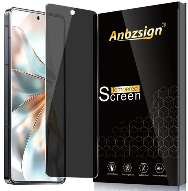 ZTE 누비아 Z60S 프로용 2팩 프라이버시 강화 유리 스크린 프로텍터 9H 안티 스파이 전용 필름 긁힘 방지 케이스 친화적, Privacy