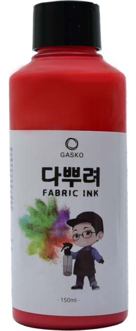 다뿌려 모자 염색약 모자염색 분사형 패브릭 신발 옷 가방 색복원 분무기 150ml, 레드