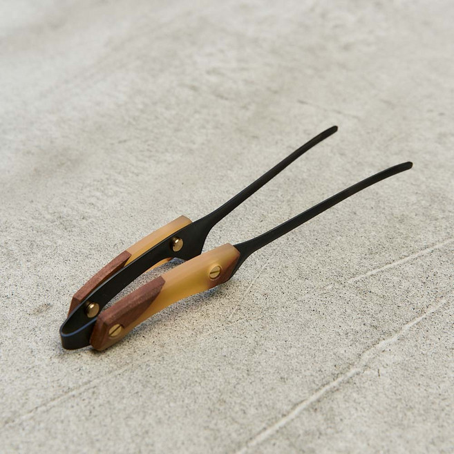 adum DESIGN&CRAFT 日本原創木頭握把夾, Amber, 1個