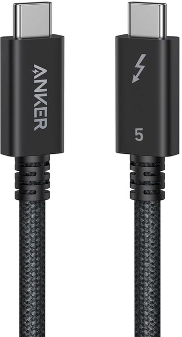 앤커 프라임 썬더볼트5 USB-C to C 240W 80Gbps 케이블, 1개, 블랙, 1m