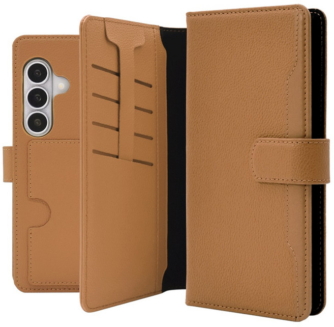 5세컨즈 올데이 다이어리 천연 소가죽 지갑 카드수납 케이스