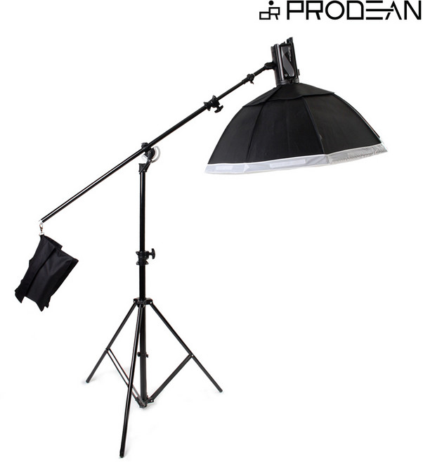 프로딘 탑라이트 세트 붐스탠드 팔각소프트박스 스트로보 조명, CMW600, 120cm, FT-2900, 1개