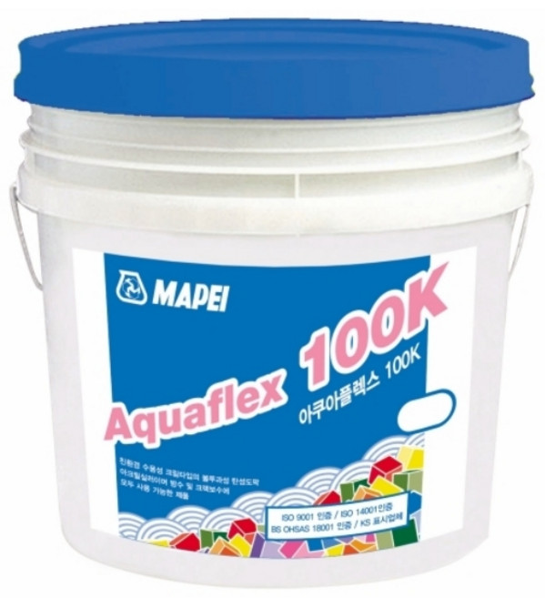 마페이 아쿠아플렉스 100K 18KG (옥상방수/크랙보수), 흰색, 1개