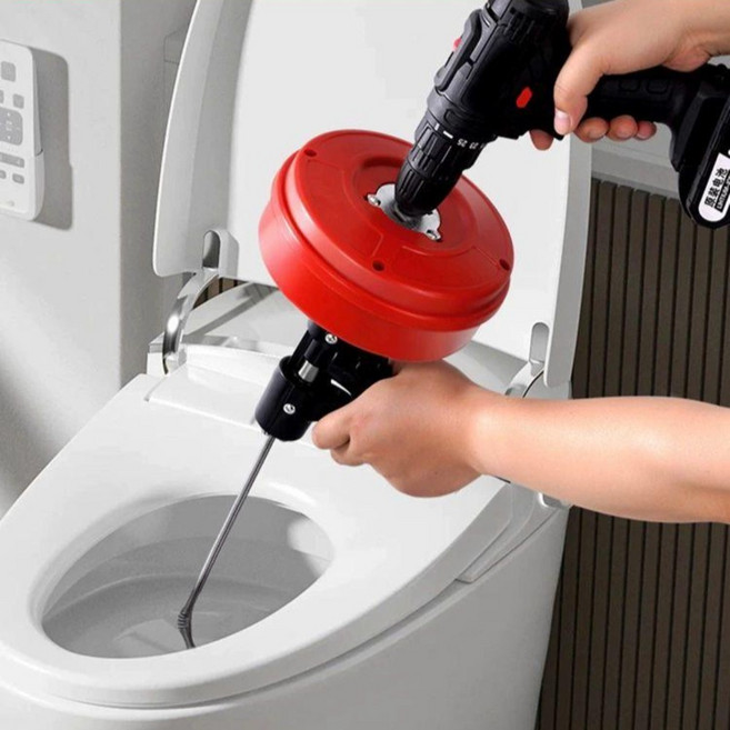 전동 석션기 하수구 뚫기 휴대용 고압 배수구 청소기 파이프 뚫는기계 세면대