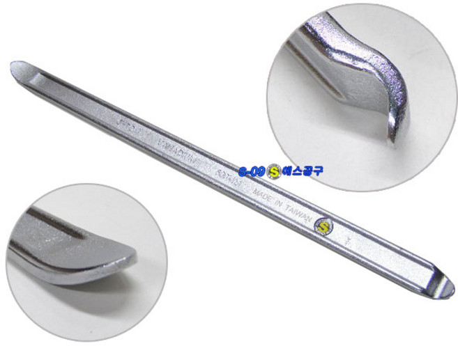 에스공구 탈착기 레바대 신형 타이어탈착기 빵구레버 펑크레버 고급형탈착기 탈착기레버 탈착기레바대 타이어레바대 AT6208, 1개