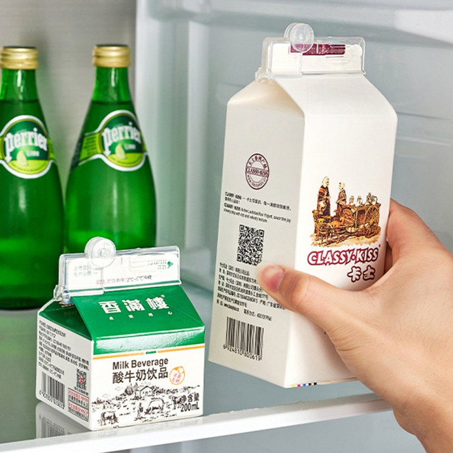 roo78t 신선한 우유 밀봉 클립 냄새없는 우유집게 우유팩 밀폐 밀봉 클립 집게 마개 보관 홀더 2p, 상품선택, 1개