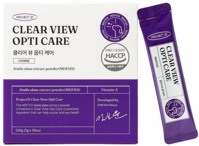 프로젝트21 강아지 옵티케어, 30회분, 눈물개선/눈건강, 1개