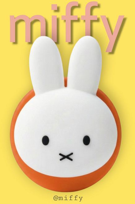 미피 멜라니 miffy melanie 마그네틱 맥세이프 그립톡, 1개, 오렌지 orange