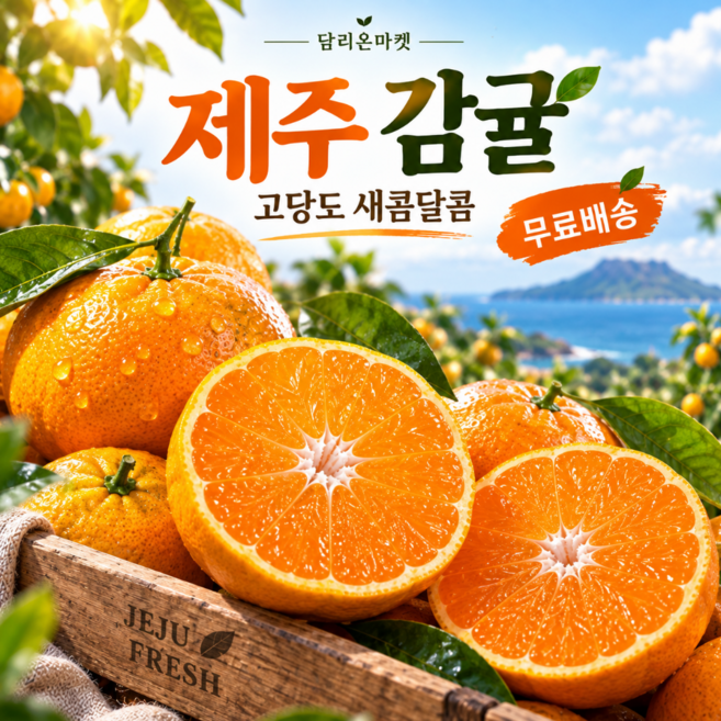 [시즌특가] 고당도 제주 극조생 노지 감귤 새코미 조생 귤, 1박스, 5KG (2S~S)