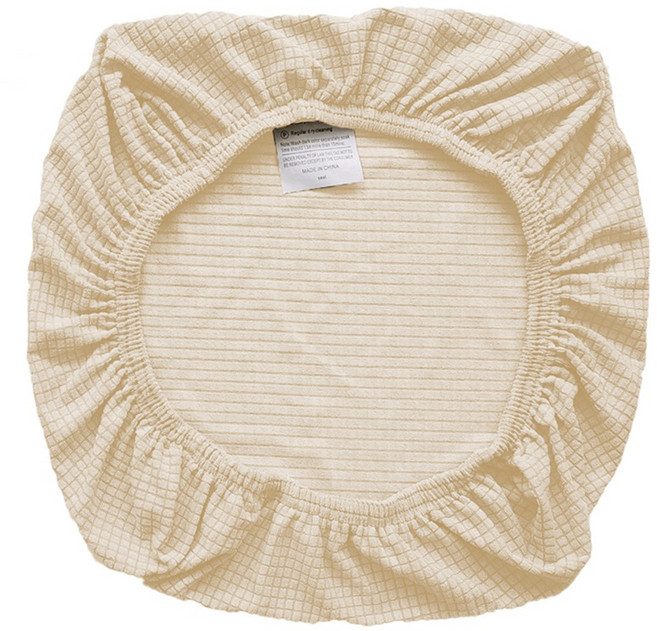 파크피아 생활방수 고탄력 의자시트 좌판커버, 아이보리