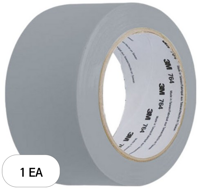 쓰리엠 바닥 라인 테이프 764 그레이 50.8mm x 32.9m, 1개