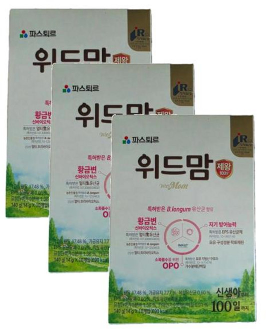 파스퇴르 위드맘 제왕 100일 스틱 10봉 파스퇴르, 10개입, 24세트