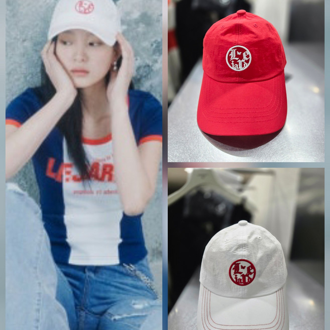 에고이스트 자수 포인트 나일론 볼캡 모자 ER2AH462_DG