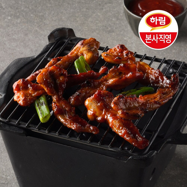 하림 불맛포차 직화 양념닭목살 150g 3팩, 3개