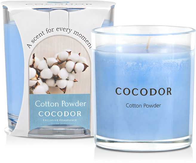 코코도르 프리미엄자 캔들, 코튼파우더, 170g, 1개