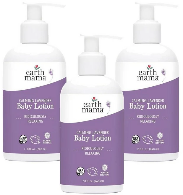 어스마마 베이비 로션 카밍 라벤더 칼렌듈라 크림 알로에 주스 루이보스 & 시어 버터 240ml, 3개 - 쿠팡