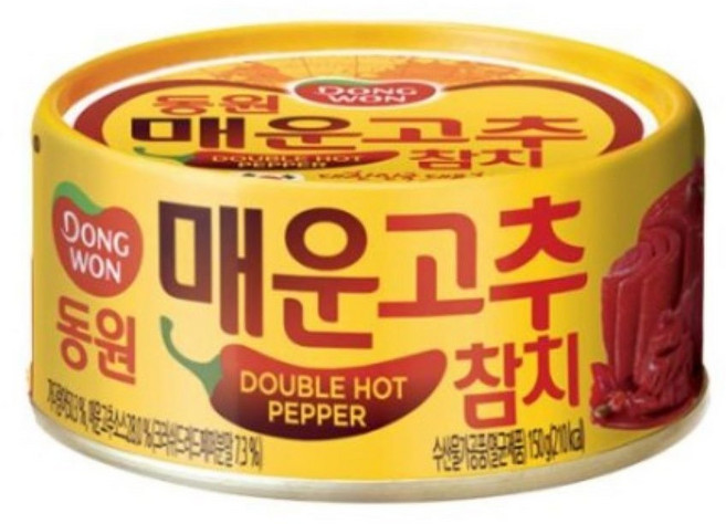 동원 매운 고추참치 통조림, 14개, 135g