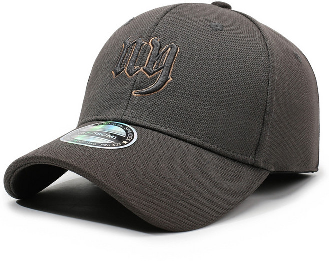 프레쉬윈드 NY&JA 안티페이크 하드탑 프리미엄 골프 러닝 야구모자, 그레이