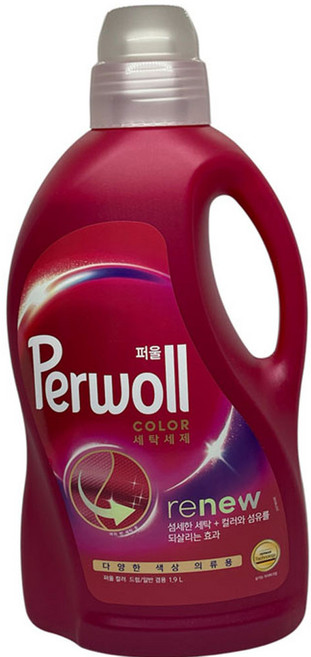 퍼울 컬러 세탁 세제(1.9리터), 1.9L, 4개