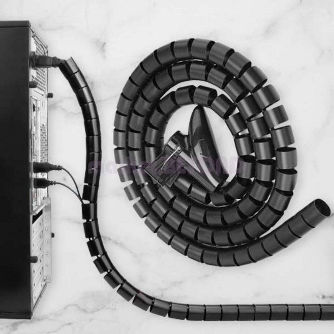 매직 케이블 전선 정리 커버 튜브 강아지 고양이 전선줄 보호 책상 컴퓨터 선정리 대량