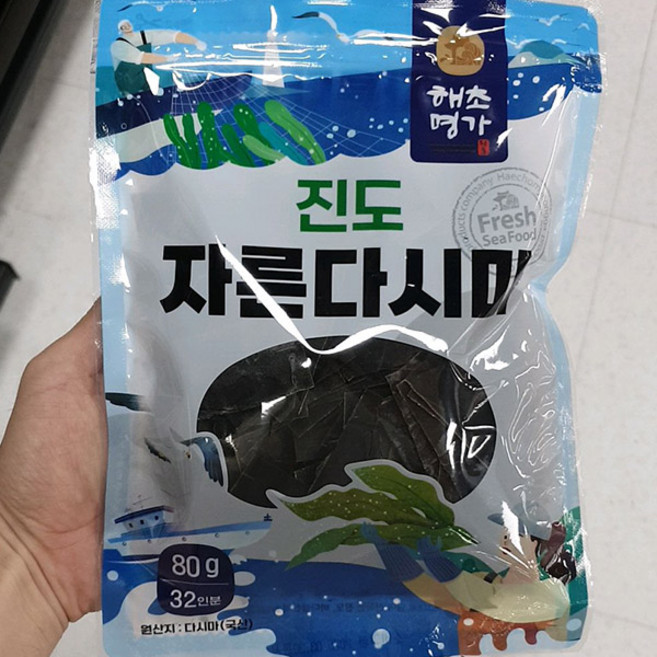 해초명가 진도 자른 다시마, 단품, 1개, 80g