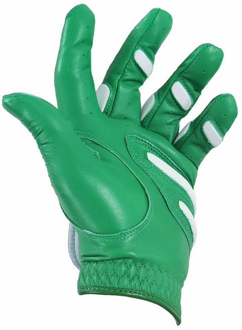 몽키그립 파워패드 풀칼라 양피 남성여성 왼손 골프장갑, 1개, 그린