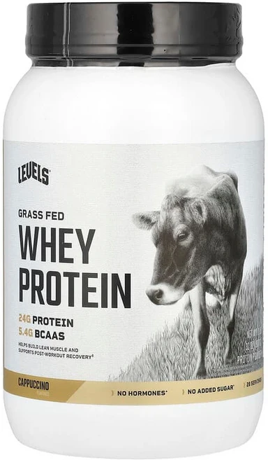 Levels 목초 사육 유청 단백질 분말 카푸치노 907g(2lb) Levels (레벨스), 907 g, 907g, 1개 - 쿠팡