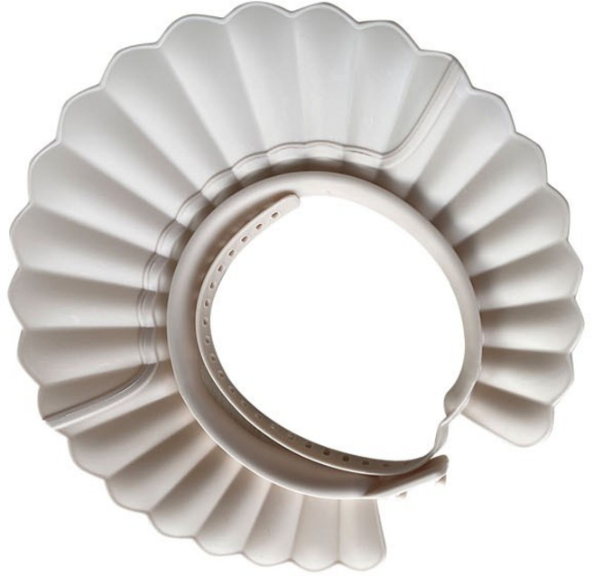 베테랑대디 유아 말랑 샴푸캡 아기 샤워캡, 1개, 마카롱베이지