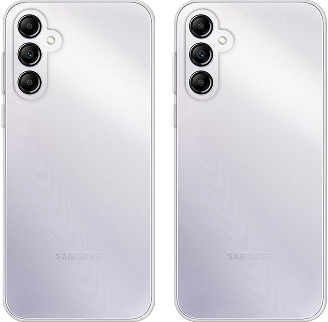 위아 (2개구성)케이스스탠다드 에어베이직 휴대폰 투명 케이스_갤럭시A24