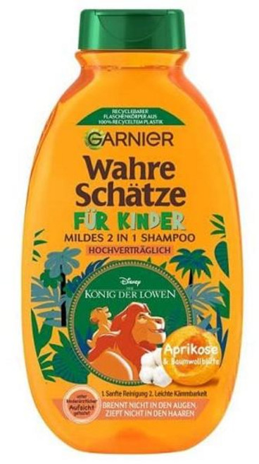 Garnier 가르니에 트루트레져 키즈 샴푸 살구 앤 코튼 블라썸, 12개, 250ml