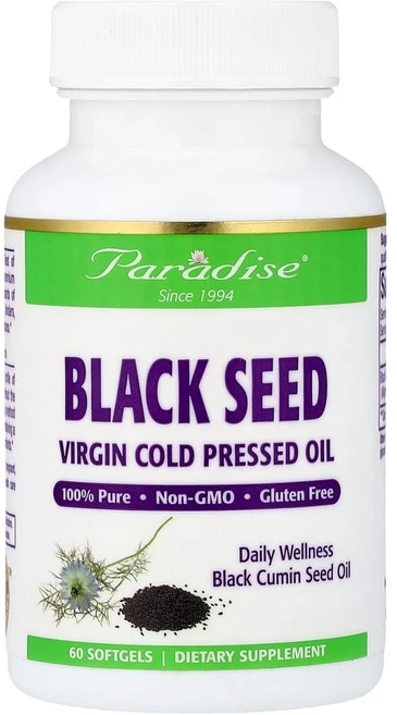 파라다이스허브 블랙 씨 소프트젤 60정, 1팩 - 쿠팡