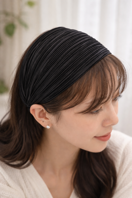 12cm 빅와이드 링글 넓은 모자대용 탈모 빈모커버 헤어밴드 머리띠