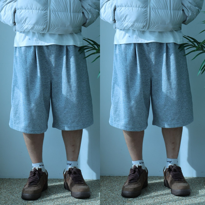 [1 + 1] 하믄 남자 버뮤다 팬츠 7부 반바지 헬스 빅사이즈 트레이닝