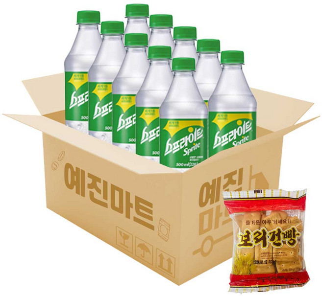 예진마트 스프라이트 업소용 500ml x 10PET, 10개