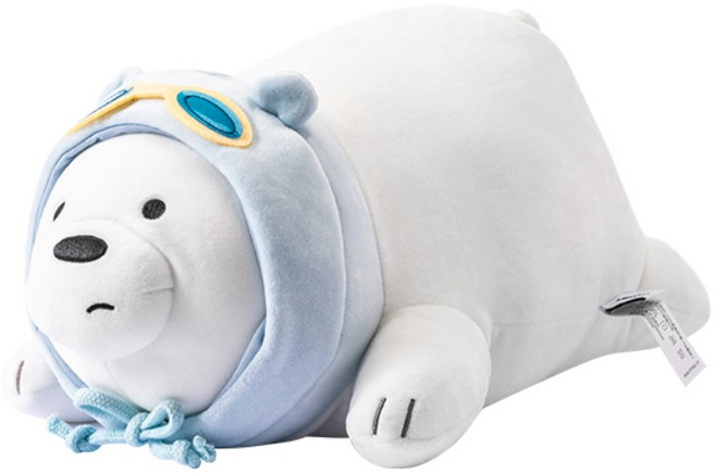 정품 위베어베어스 쿠션 인형 대형 그리즐리 판다 아이스베어 대형 미니소, D, 상세페이지참조cm, 1개