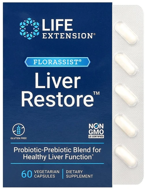 라이프익스텐션 플로라시스트 리버 리스토어 캡슐, 1개, 60정 - 쿠팡