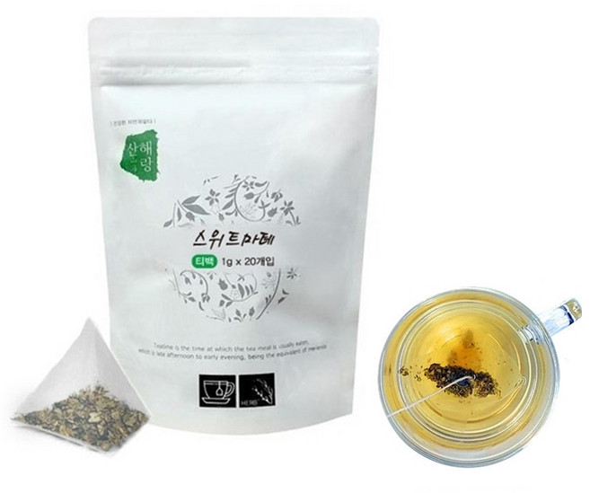 해피스토어70 스위트 마테차 삼각티백 1g X 20개입, 2개