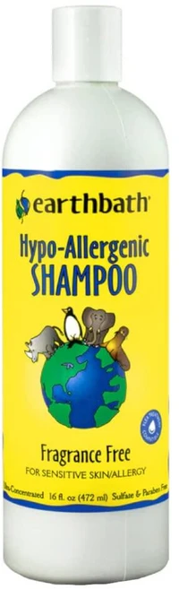 Earthbath 저자극성 애견 샴푸 - 알레르기 및 가려움증을 위한 무향 애견 샴푸 미국산 크루얼티프리 애견 워시 부드러운 강아지 샴푸 수딩 고양이 샴푸 - 473., Earthbath, 저자극성 애견 샴푸 - 알레르기 및 - 쿠팡