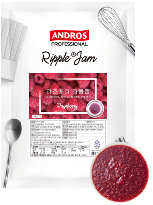 넛츠팜 리플잼 라즈베리, 1kg, 1개