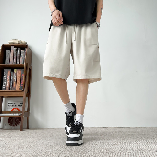 LOKEXING 여름 남자 데일리 반바지 트레이닝 반바지 비치 팬츠