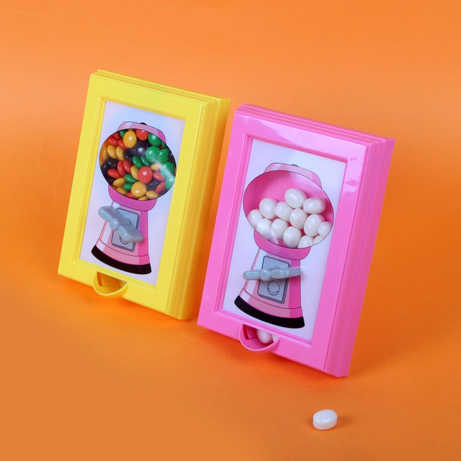 액자모양 검롤 캔디머신, 옐로우, 선택안함, 옐로우_선택안함