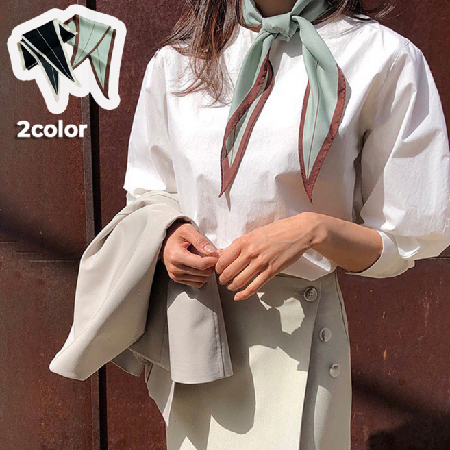 코차이 우아한 데일리 쁘띠 스카프 1+1