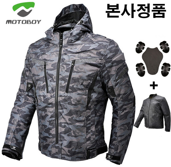 MOTOBOY 모토보이 오토바이자켓 바이크자켓 라이딩자켓 바람막이, L