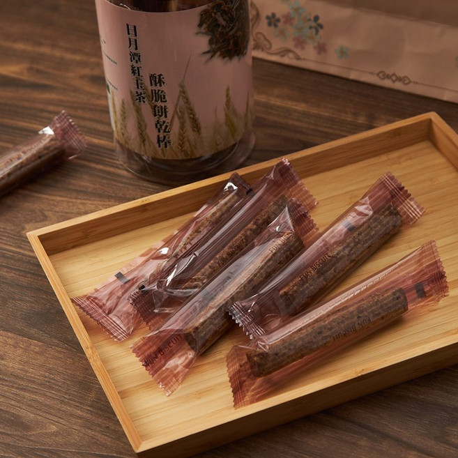 日月潭紅玉茶餅乾棒 酥脆紅茶風味 獨立包裝方便攜帶, 170g, 1個