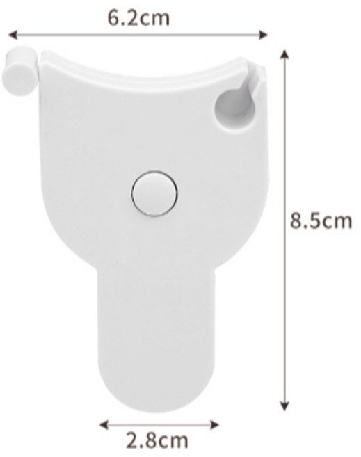 輕巧多功能捲尺 寬皮尺, 1個, B9701 【雙面裁縫軟尺】